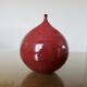 Vase "figue" en céramique rouge