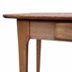 Desk table, kitchen table, vintage 1950s oak side table.