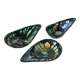 Set of three small ceramic dishes from Morvan, 1970.