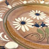 Large terracotta dish Alsace 1960