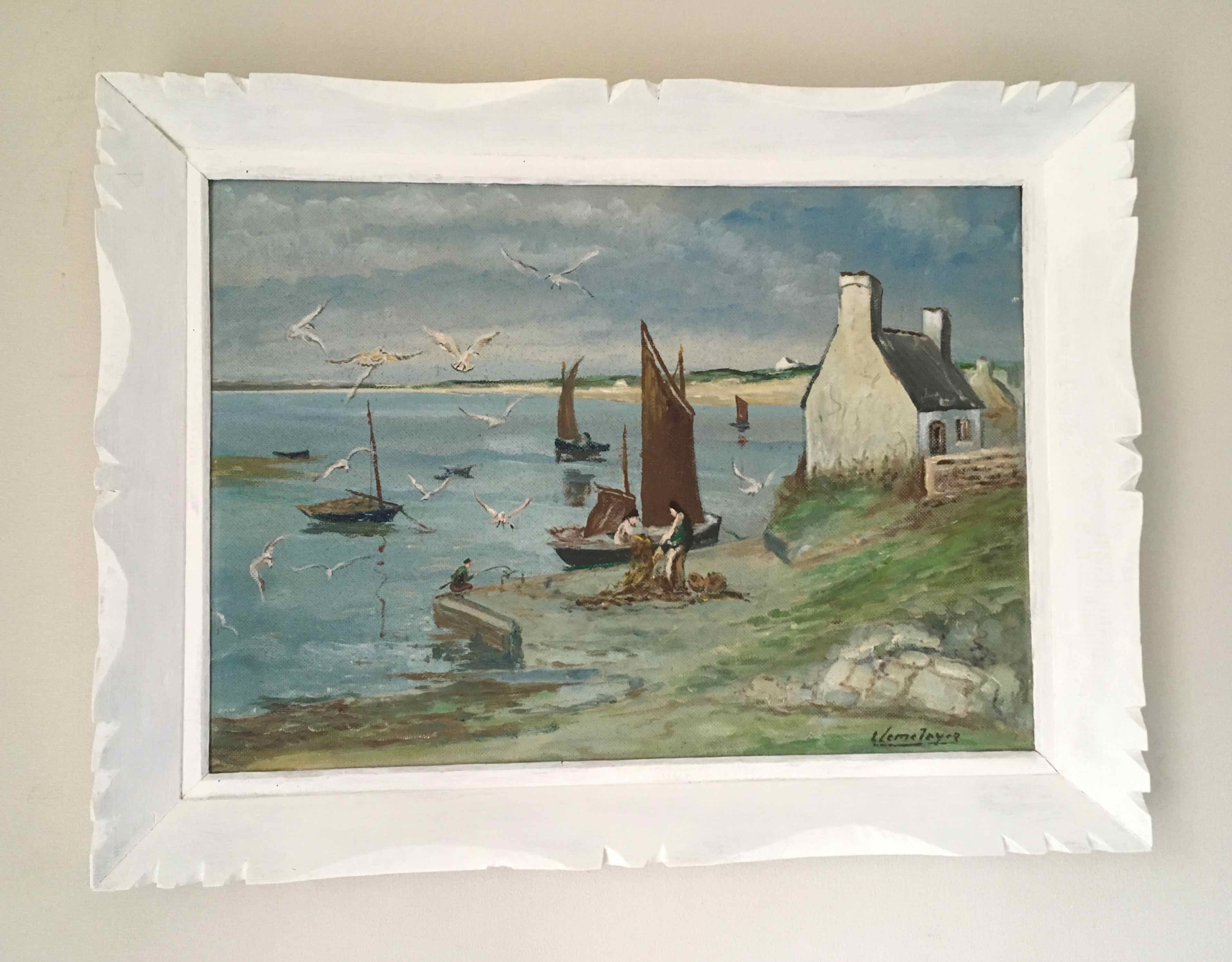 Painting former marine Brittany