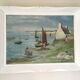 Tableau ancien marine Bretagne