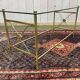 Glass and brass coffee table - 1970s