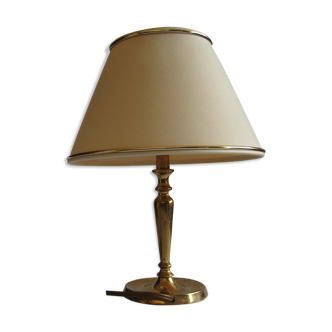 Brass bedside lamp