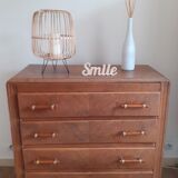 Commode vintage pieds compas