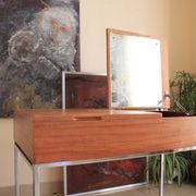 Hairdresser, vintage Monpoix extra desk for TV stand