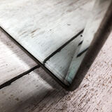 Antique barber mirror