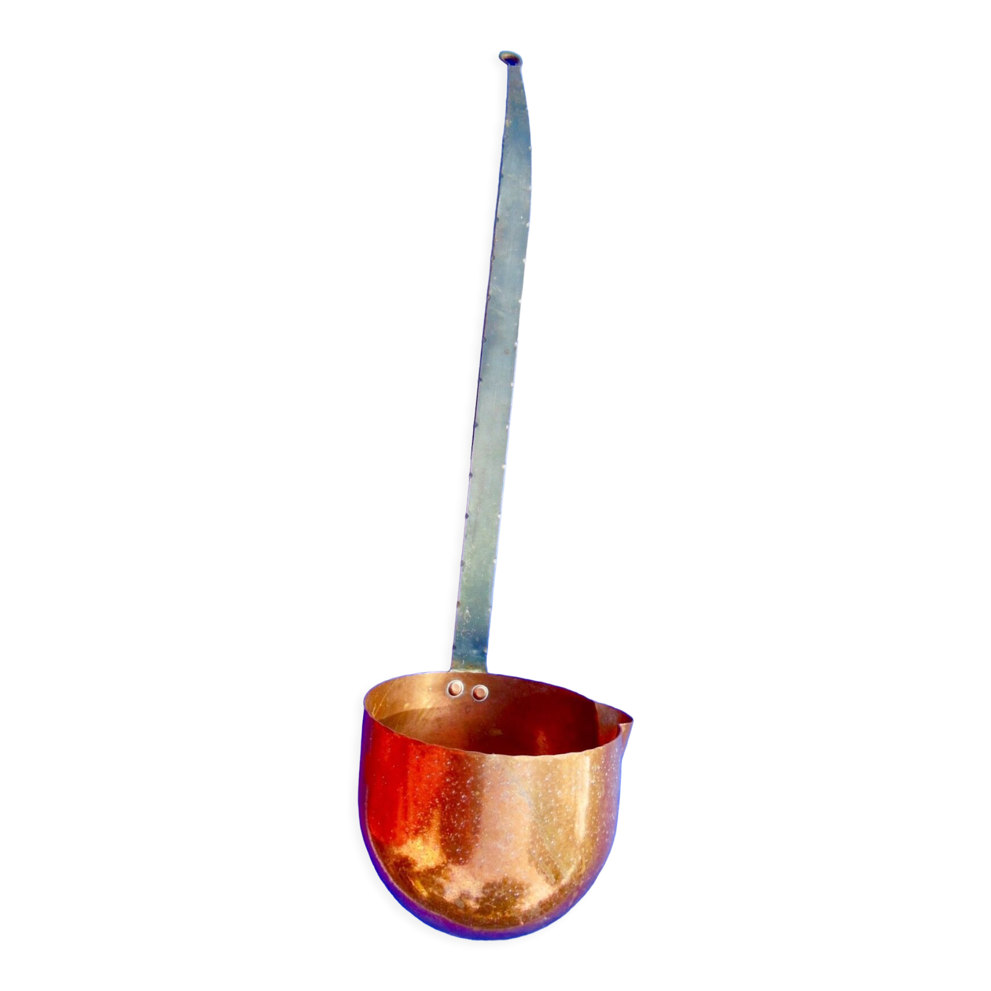 Ladle or old copper measure with spout