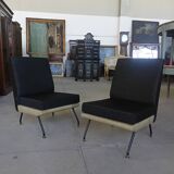 Pair of vintage armchairs from the 1950s – modernist spirit