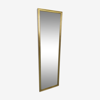 Miroir rectangulaire contour doré