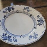 Assiettes Lunéville XIX ème