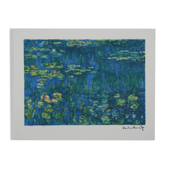 Claude Monet: Water Lilies, signed lithograph