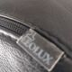 Black leather ottoman by Edwin and Niekel Taco for Leolux 90
