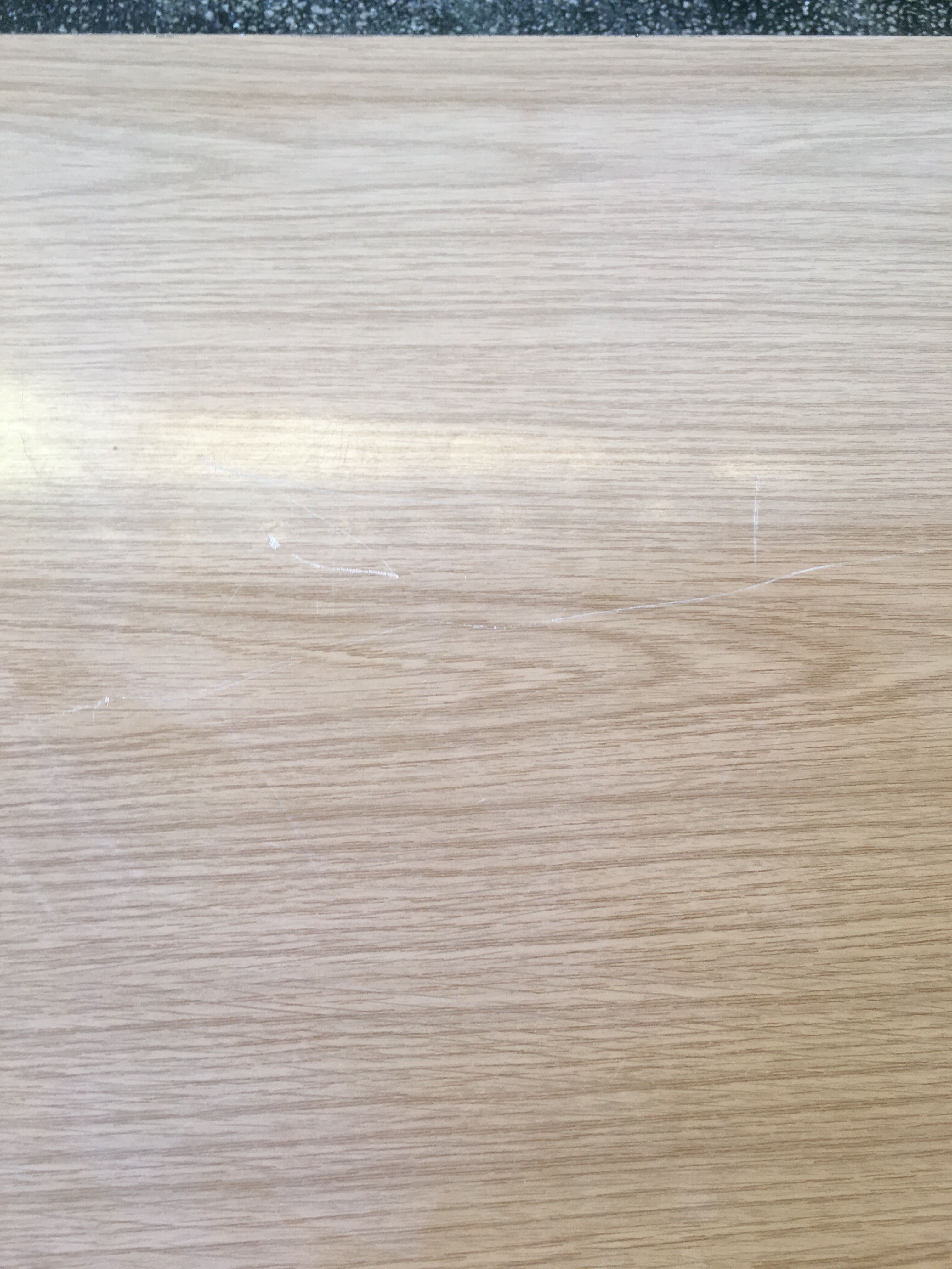Desk with drawers and tubular metal feet