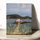 Oil painting on canvas Greek Chapel