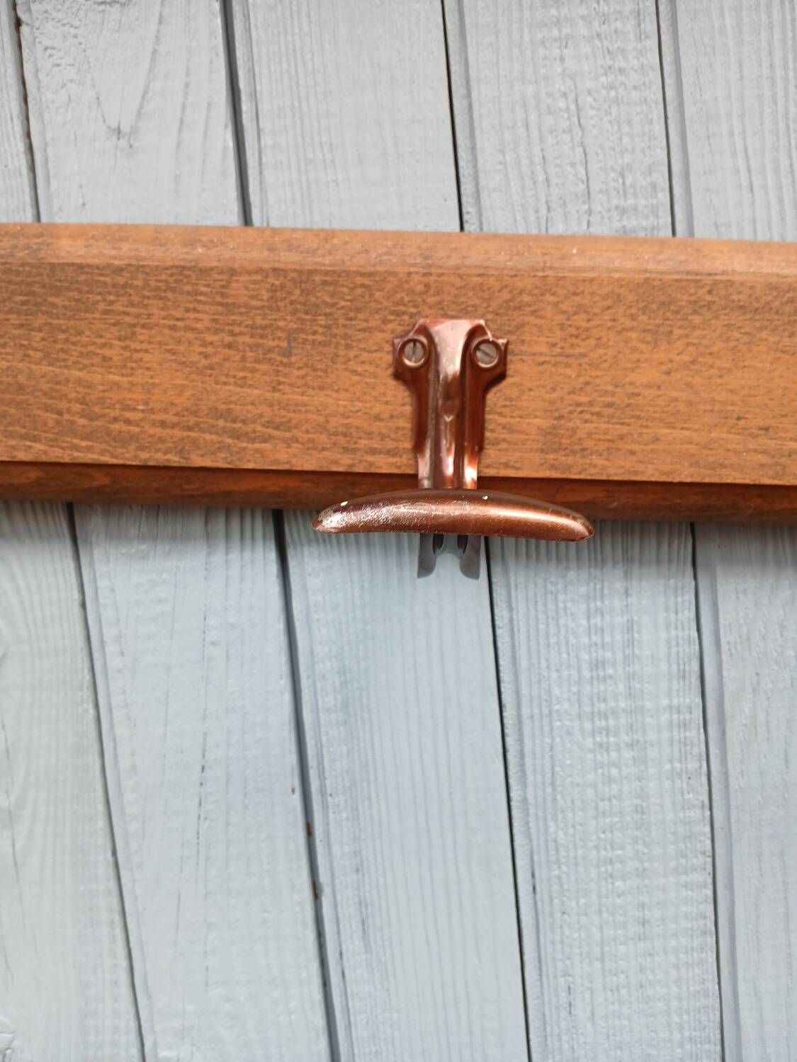 Antique wall coat rack