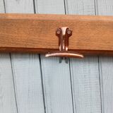Antique wall coat rack