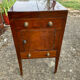 Antique Georgian mahogany washstand
