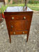 Meuble de toilette acajou  géorgien ancien