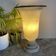 Vintage Medicis lamp in alabaster and brass