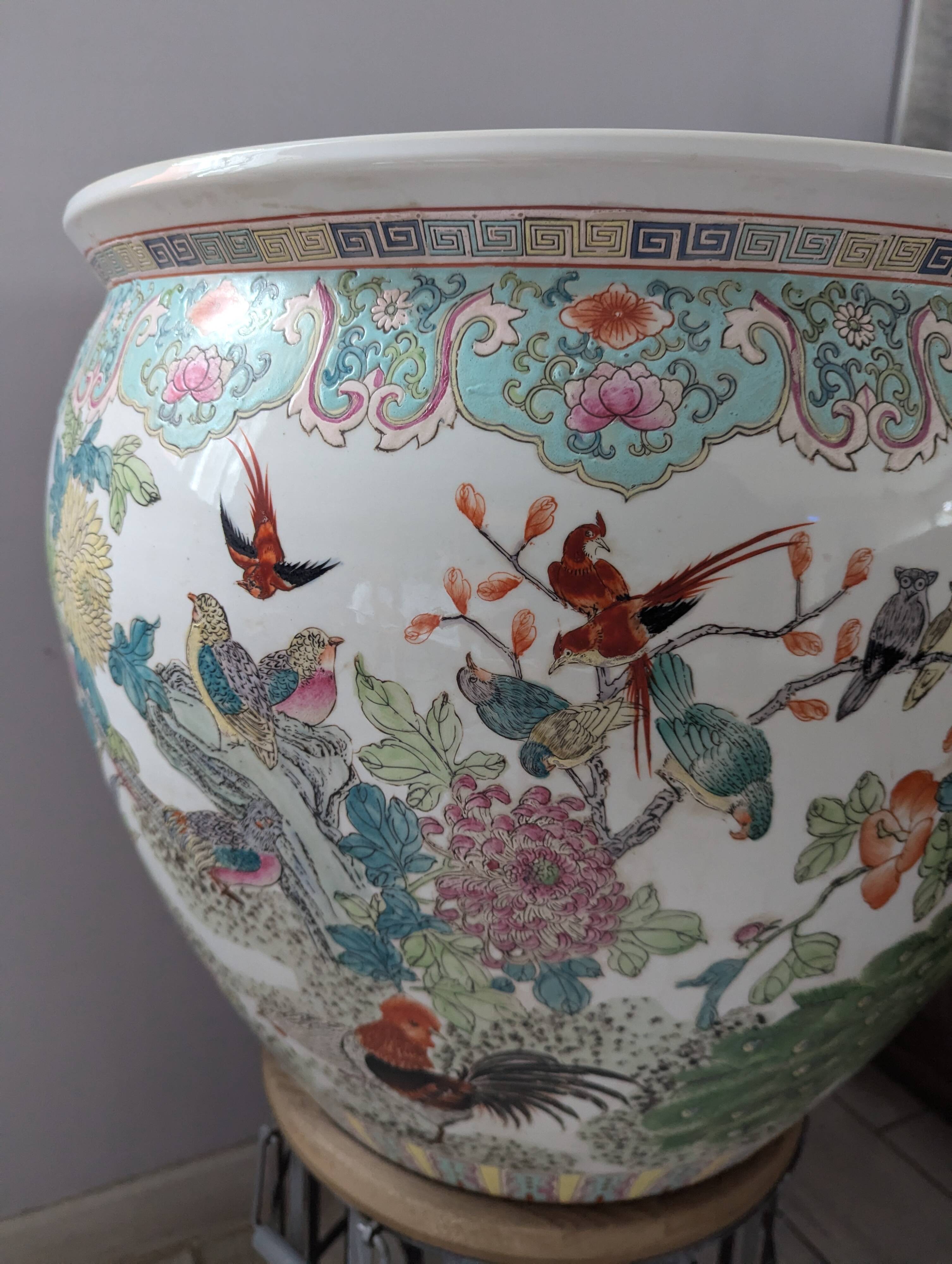 Japanese aquarium cachepot from the 30s and 40s