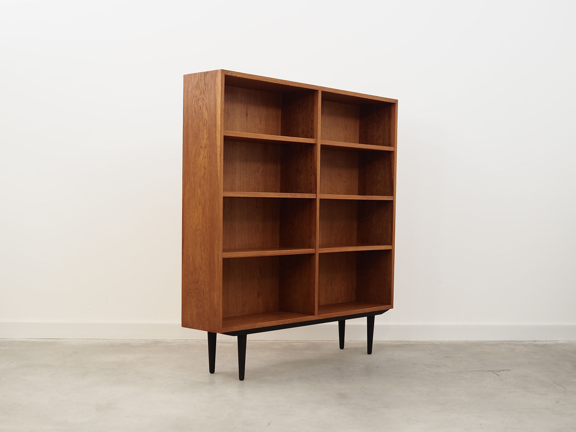 Oak bookcase, 70's, Danish design, production: Denmark