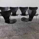 Ensemble de Chaises Serie 7 par Arne Jacobsen pour Fritz Hansen