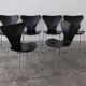 Serie 7 Chair Set by Arne Jacobsen for Fritz Hansen