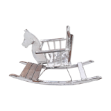 Wooden rocking horse
