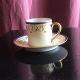 6 antique mocha cups