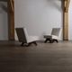 Pair of Pierre Jeanneret 'Fireside' chairs, model No. PJ-SI-36-A