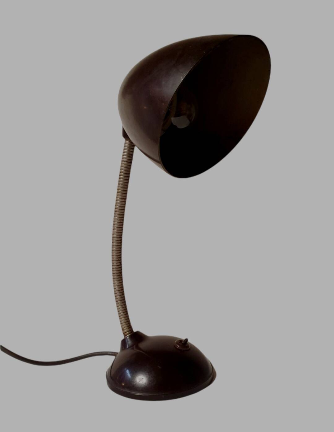 Industriële bureaulamp in bakeliet, E. K. Cole, jaren 30, Tsjechië.