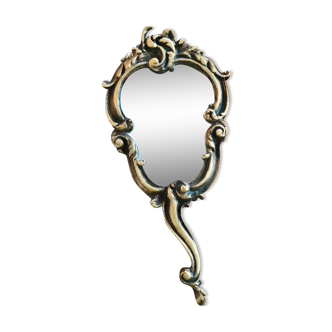 Miroir à main en bronze