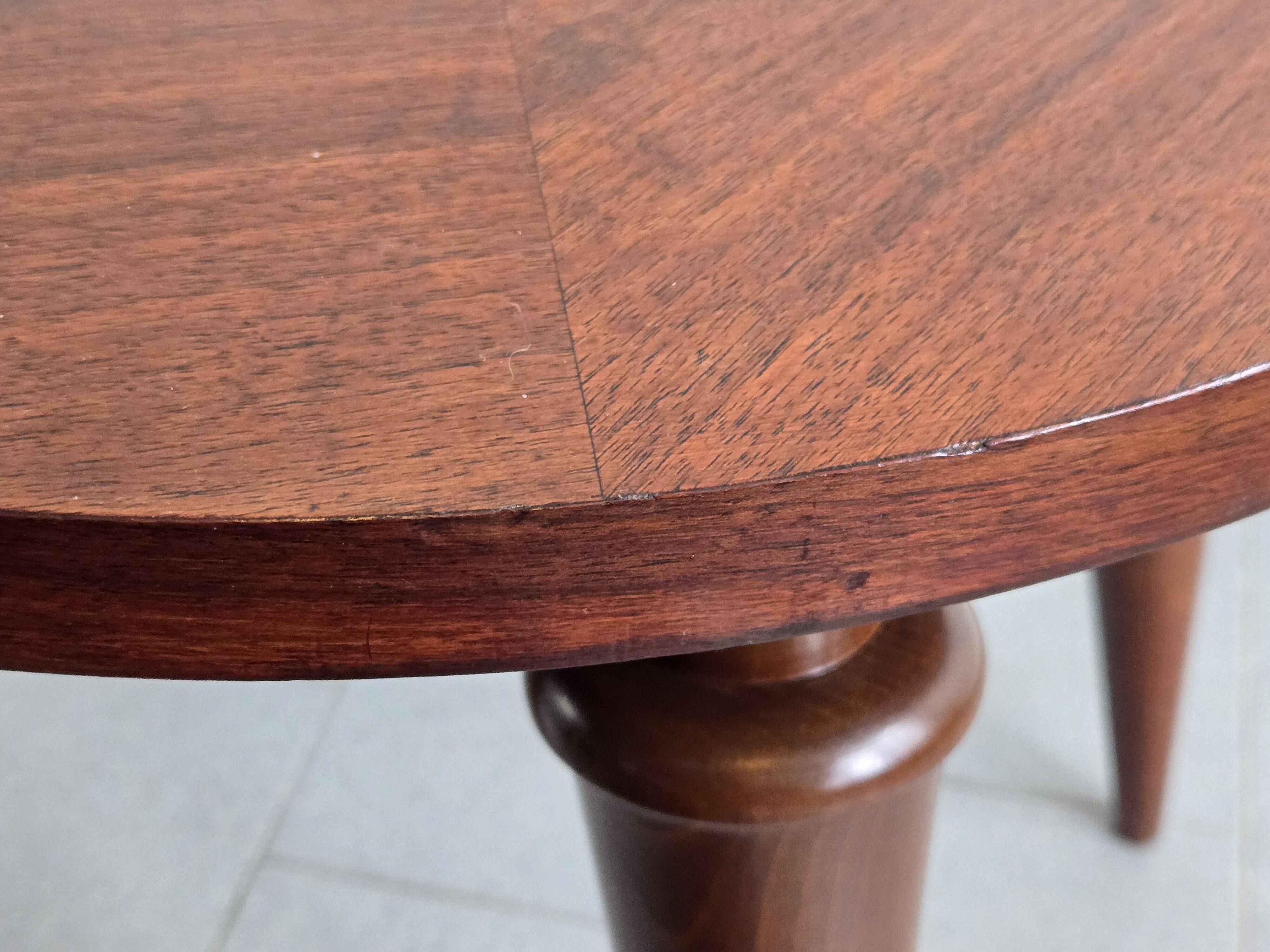 Vintage 1940s pedestal side table
