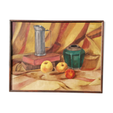 Still life with apples