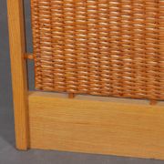 Rattan coat rack produced by Uluv in the 1960s