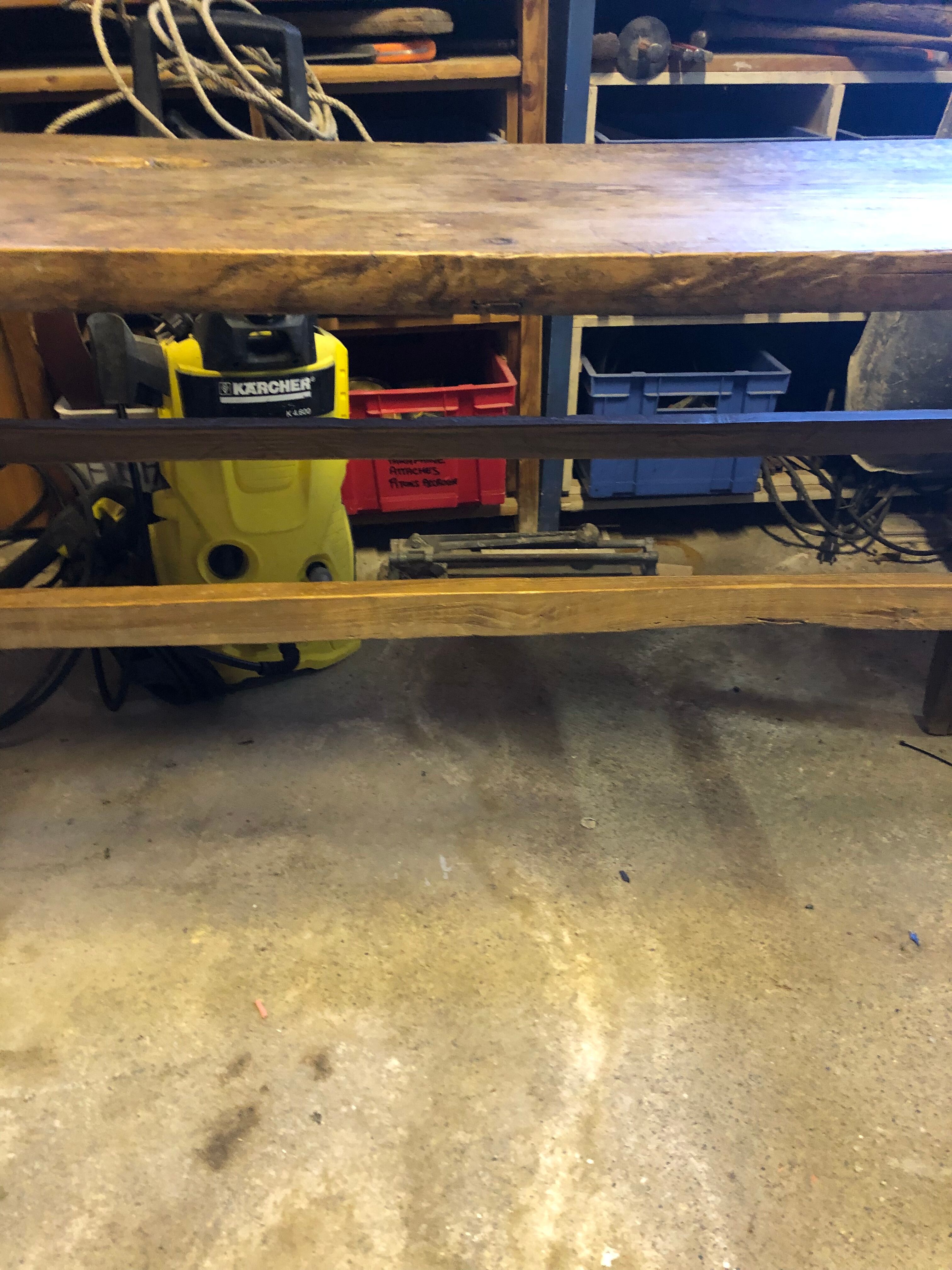 Asian elm console