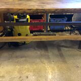 Asian elm console