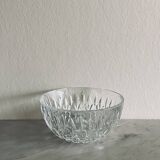 Coupelle en verre ciselé x3