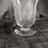 Art deco crystal vase by Baccarat, Michelangelo model