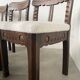 Set of 6 brutalist chairs from the 1940s
