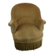 Toad armchair with green fringes