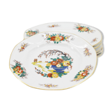 Lot of 6 WG Limoges dessert plates