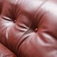 Canapé  Soriana en cuir rouge par Afra et Tobia Scarpa pour Cassina, Italie