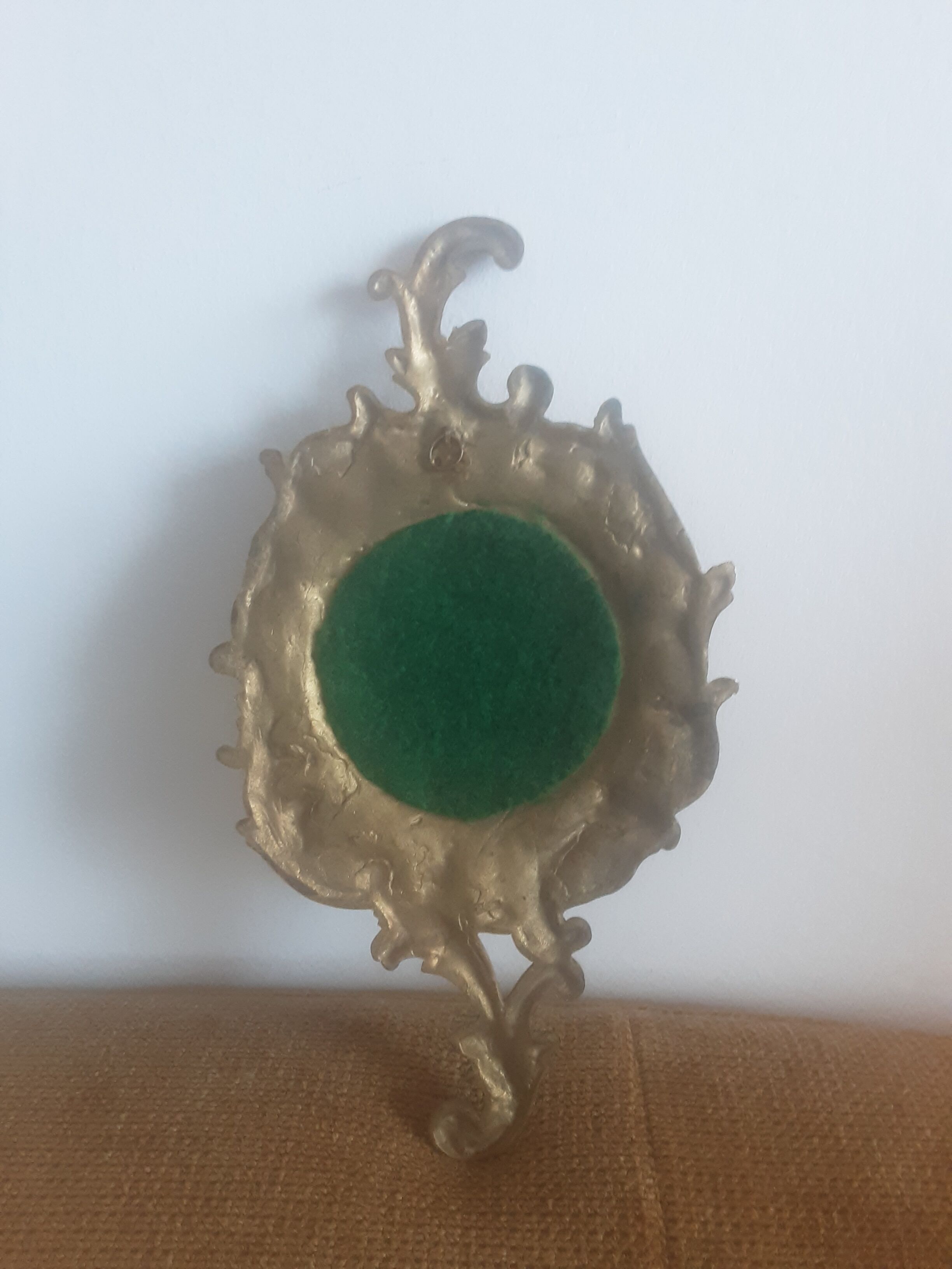 Bronze wall mirror - vintage