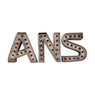 Lettres enseigne ANS