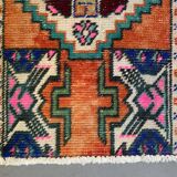 Small Vintage Turkish Rug 81x46 cm, Short Runner, Tribal, Shabby, Mini Carpet