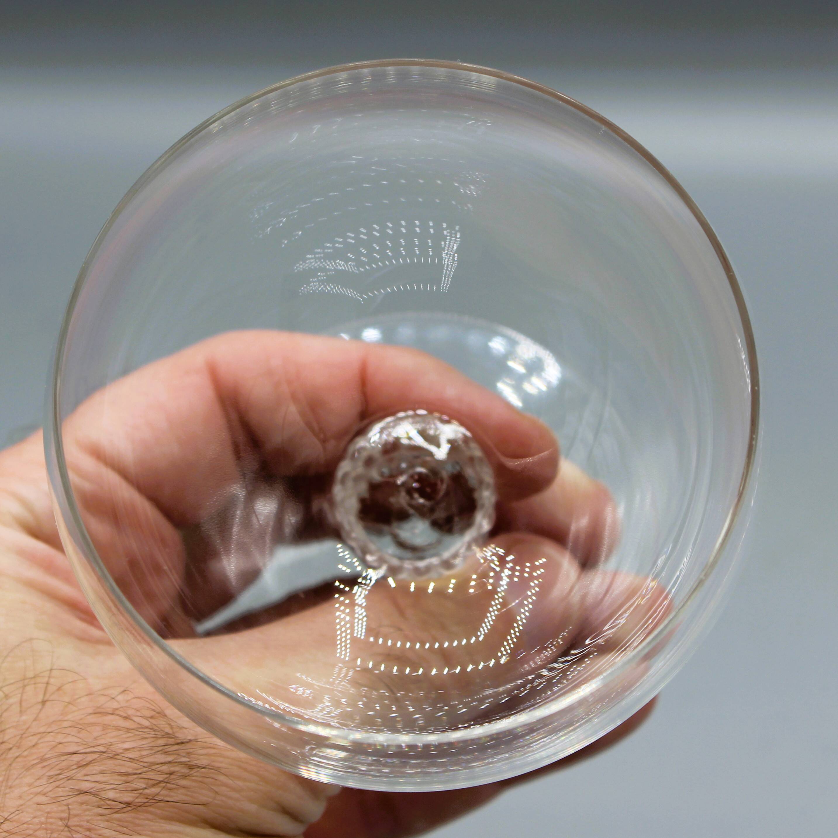 Beautiful crystal glass signed lalique france bamboo model