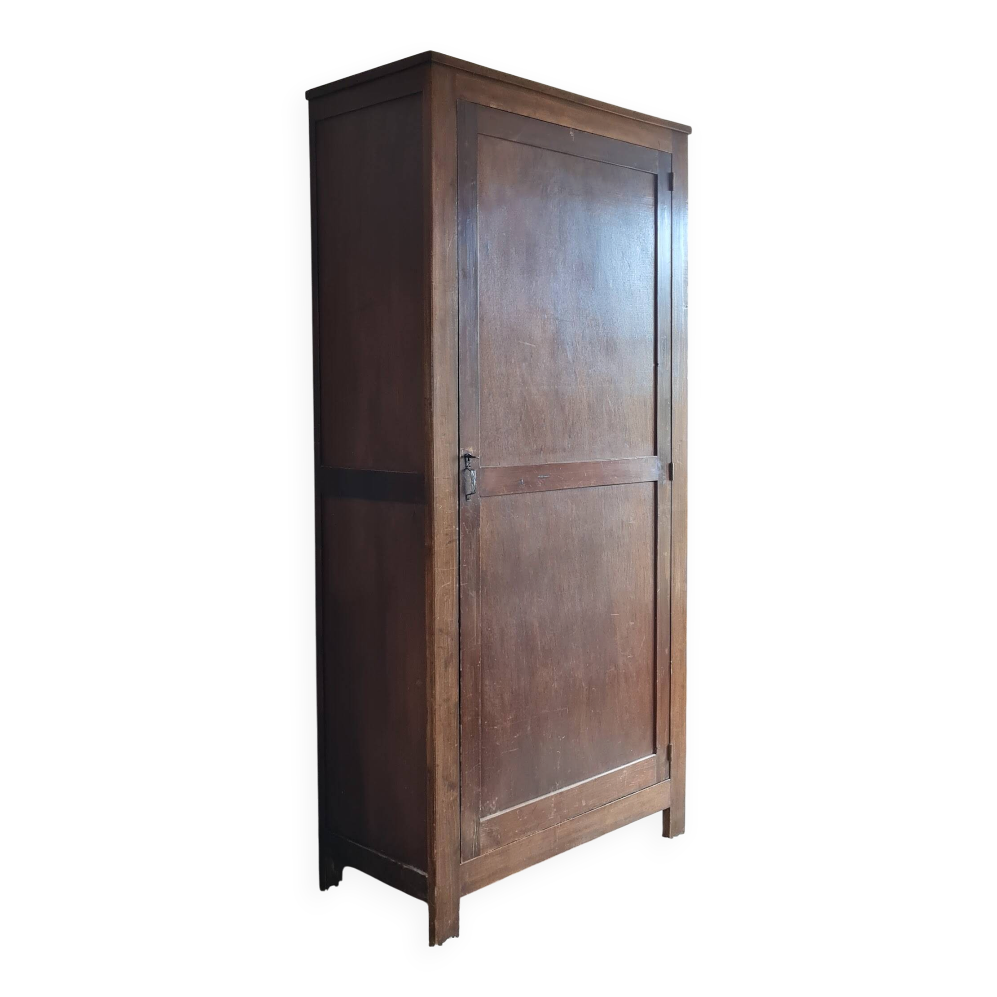 Antique Parisian wardrobe with one door.