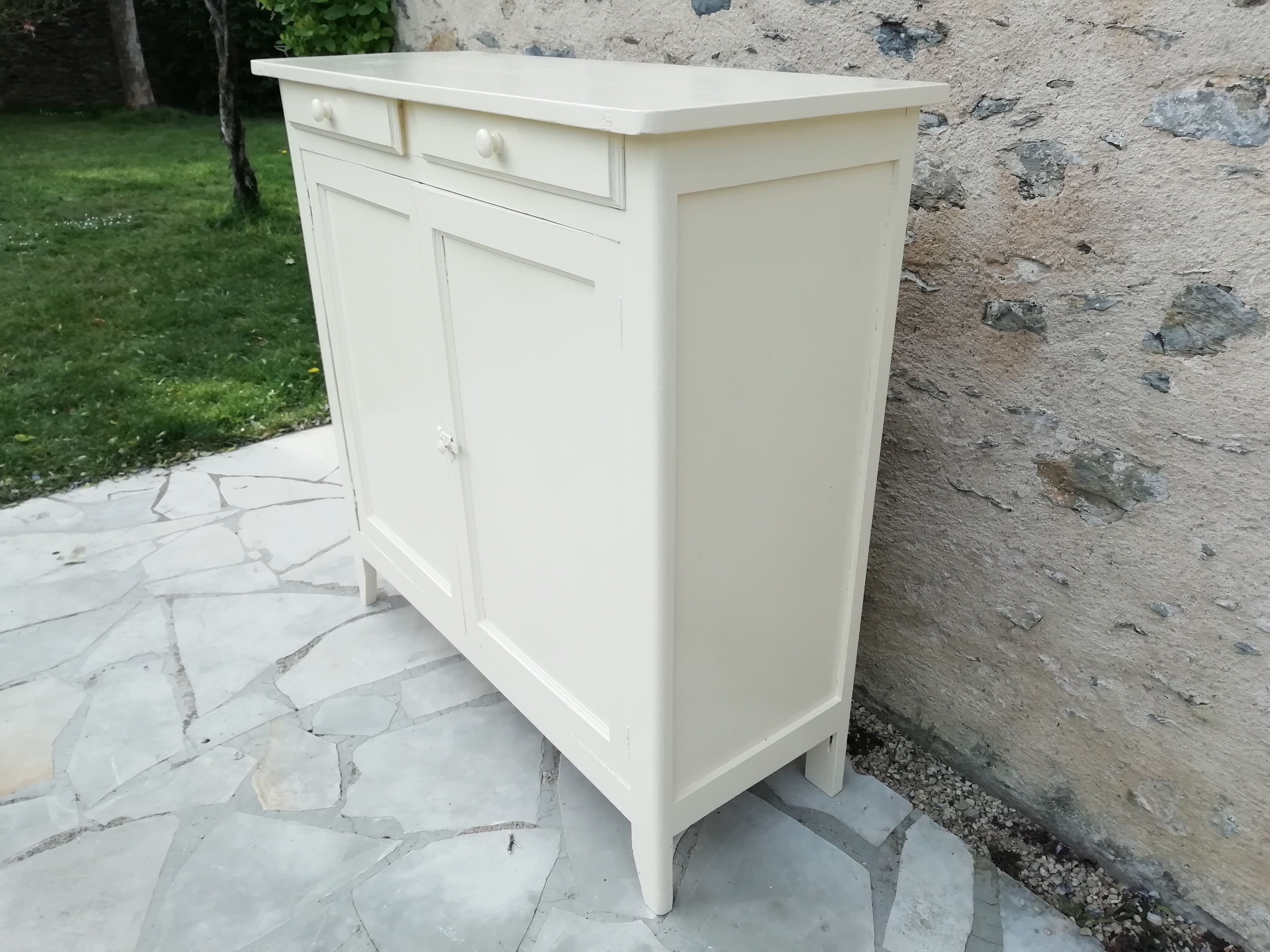 Vintage Parisian wood buffet